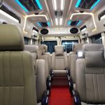 9 seater tempo traveller interior
