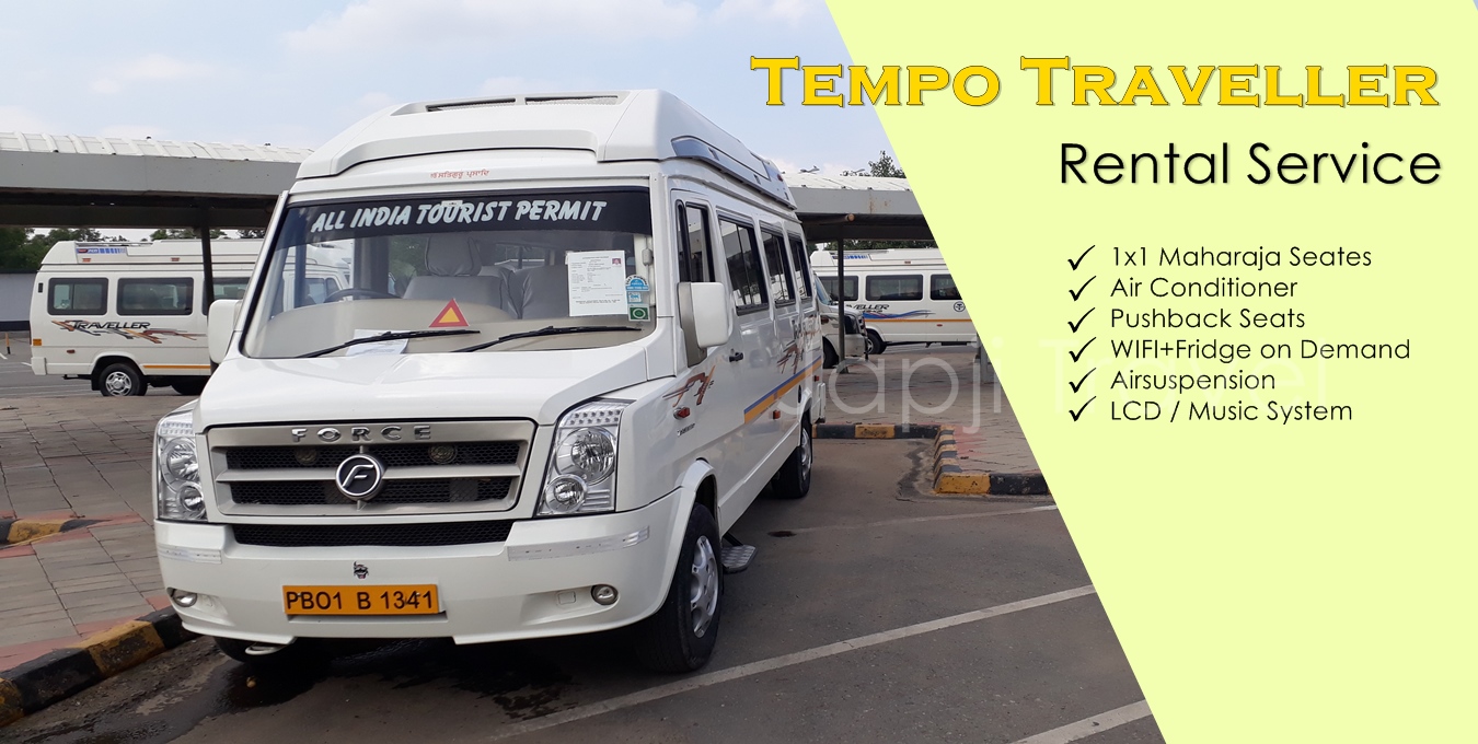 15 seater tempo traveller hire Amritsar & Chandigarh | Booking For Tempo