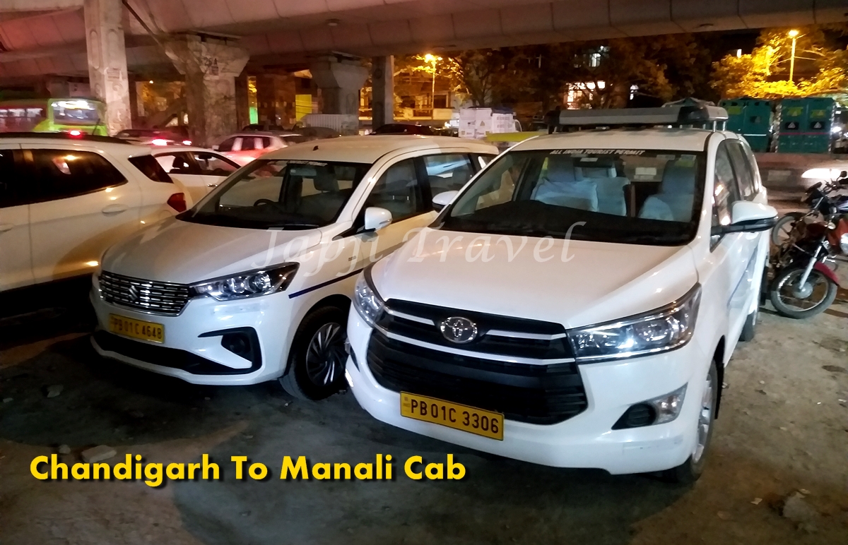 One Way Cab Service From Chandigarh to Manali