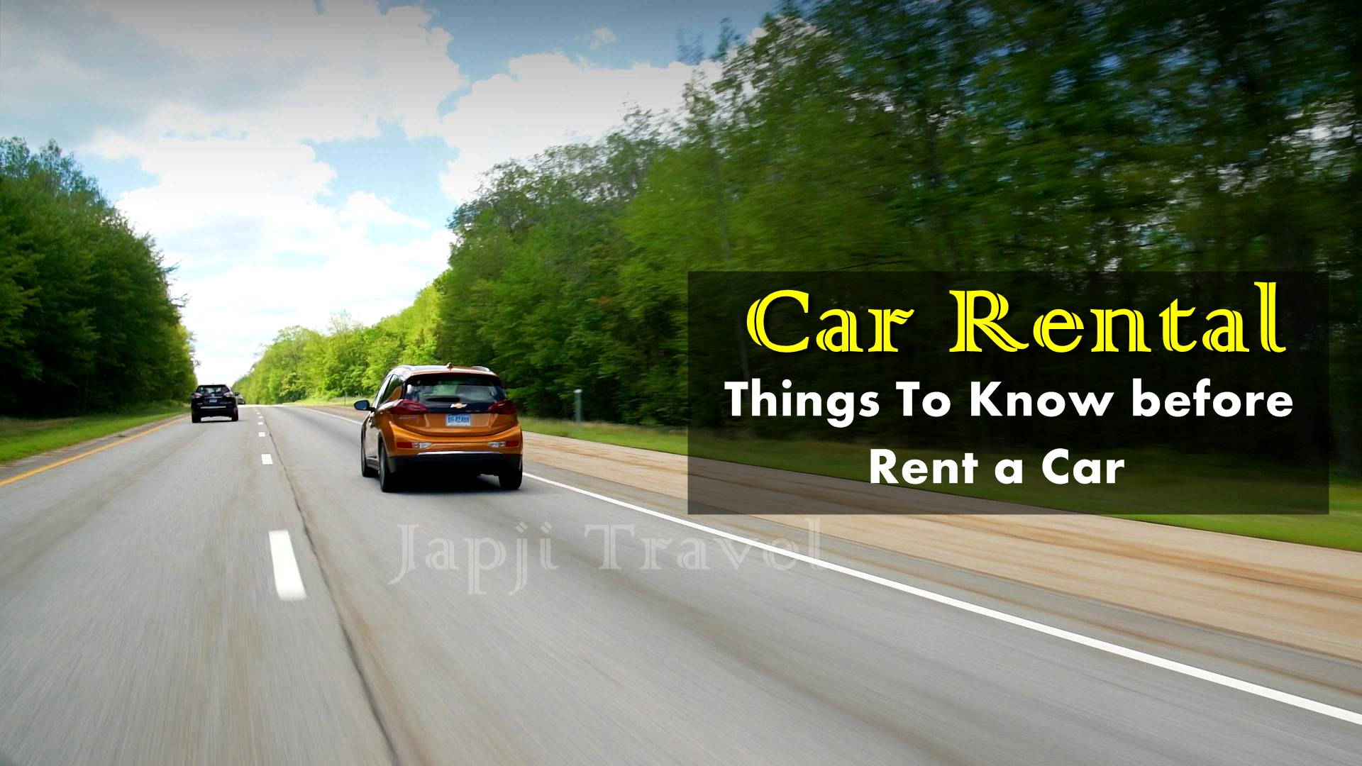 car rental tips