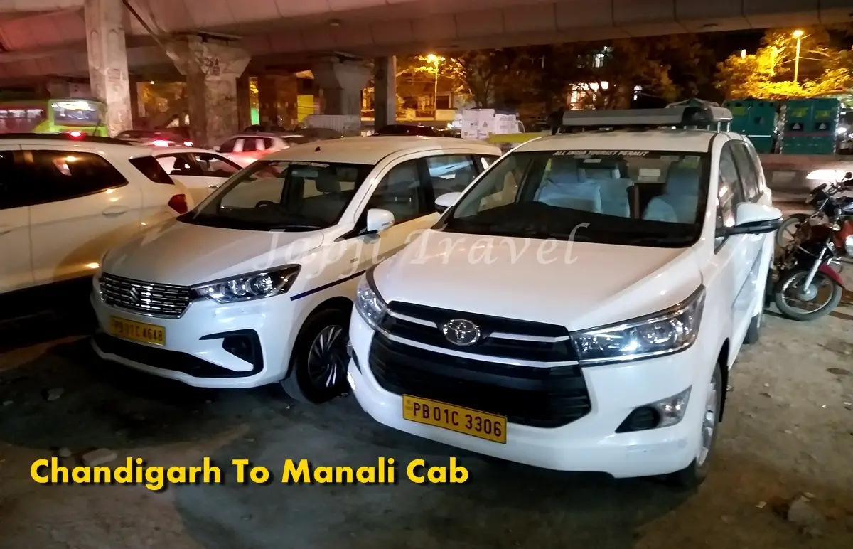 One-Way Cab Service From Chandigarh to Manali