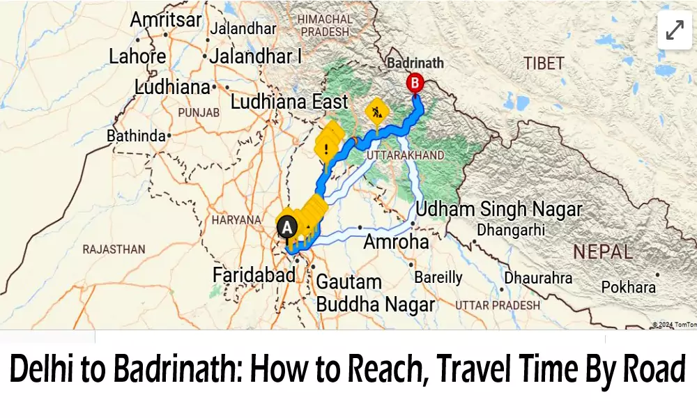 Delhi to Badrinath: How to Reach, Travel Time By Road