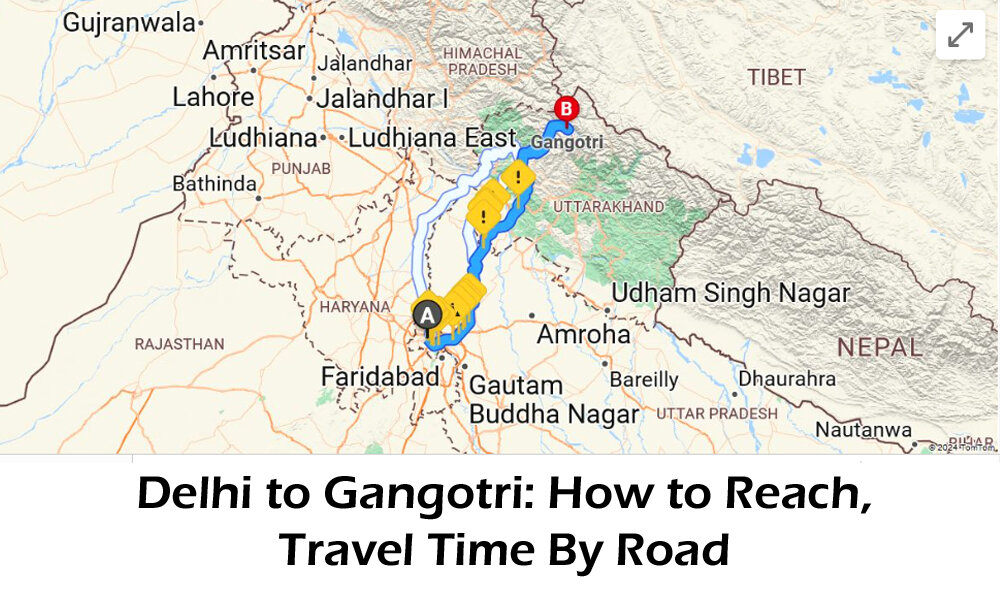 Delhi to Gangotri