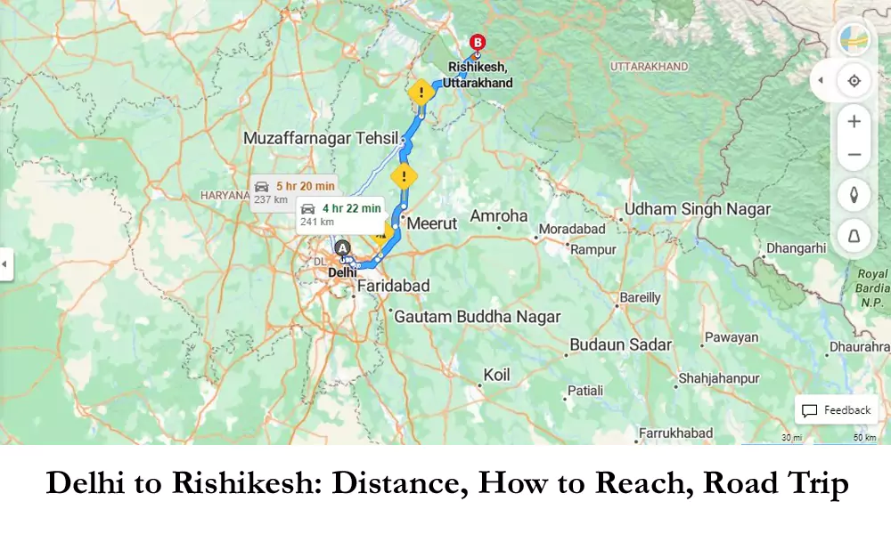 Delhi to Rishikesh