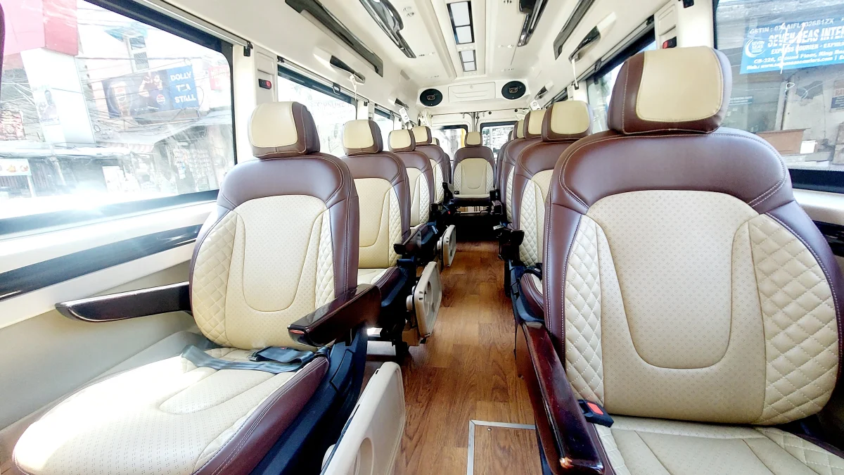 Nainital, Corbett, Mussoorie 9 Seater Luxury Tempo Traveller